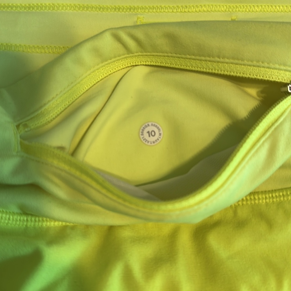 lululemon athletica Yellow Athletic Shorts - Picture 3 of 4